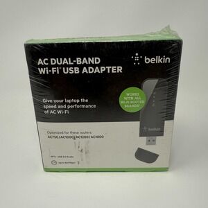 Belkin AC Dual-Band Wi-Fi USB Adapter 867Mbps USB 3.0 Wireless Network